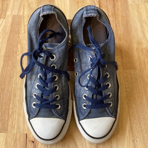Converse Shoes - Converse AllStar Blue Low Top Size 8 UK 6